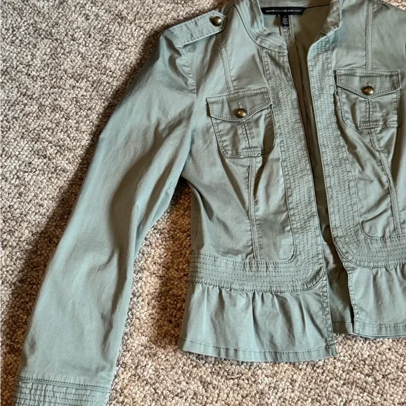 White House Black Market Utility Jacket - Picture 2 of 4